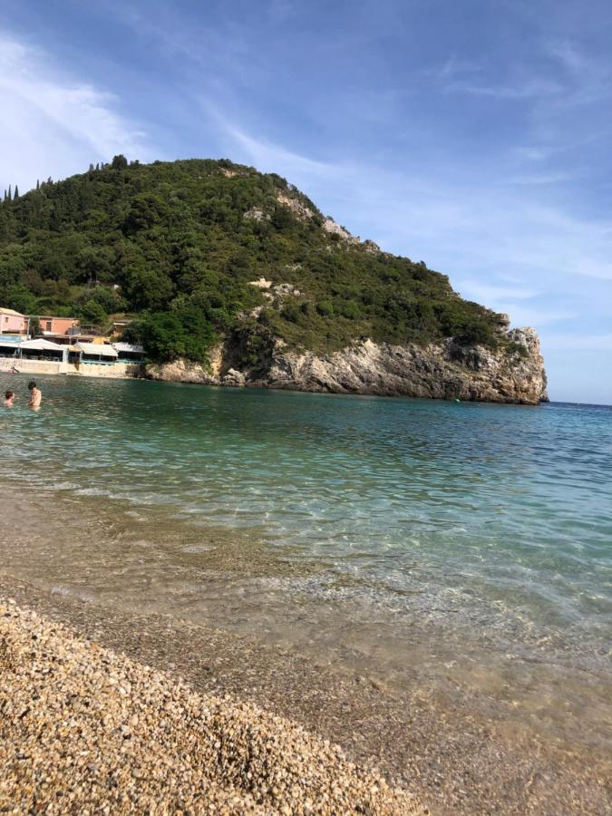 Villa Ampelaki "30 Meters To Beach" Paleokasztríca Kültér fotó